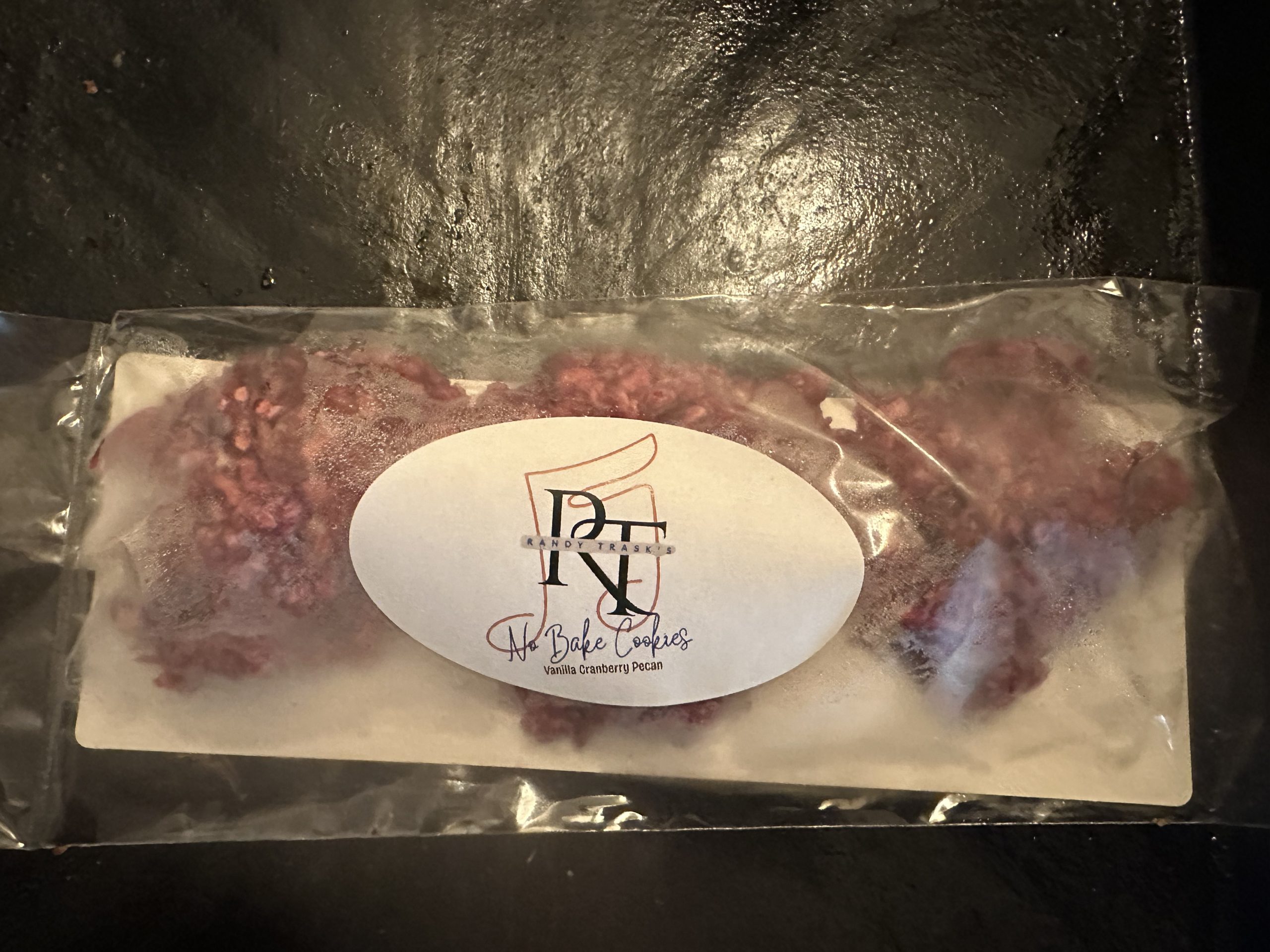 Vanilla Rasberry Pecan from Randy Trask's No Bake Cookies